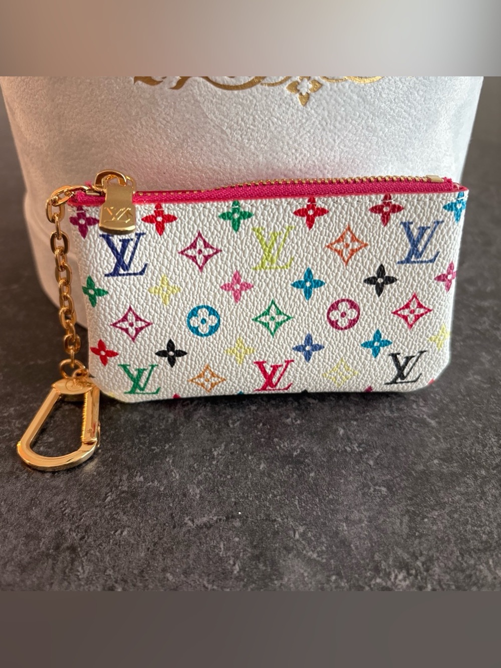 Brand New Monogram Key/Credit Card/Coin Pouch